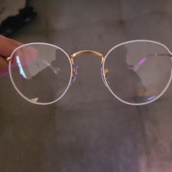 Ray-Ban Gold Wireframe Eyeglasses - Picture 6 of 9